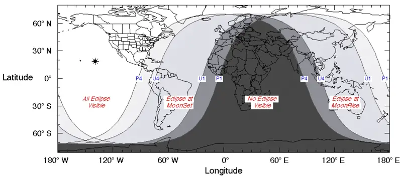 Visibility-map-of-Partial-Lunar-Eclipse-of-Nov-19-2021